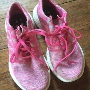 ADIDAS PUREBOOST GO PUREBOOST PINK WHITE